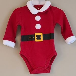 Emma & Jack red long sleeved onesie/bodysuit